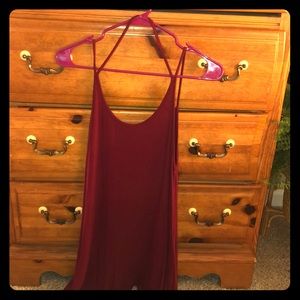 Casual low back dress